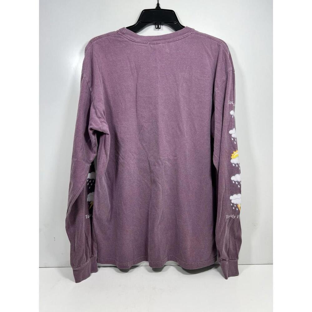 Teddy Fresh 2020 IS OVER AND MY LIFE STILL SUCKS Long Sleeve Purple Sz L Men - Picture 5 of 7